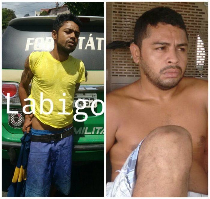 Os dois acusados de assaltos em Teresina (Crédito: Divulgação)