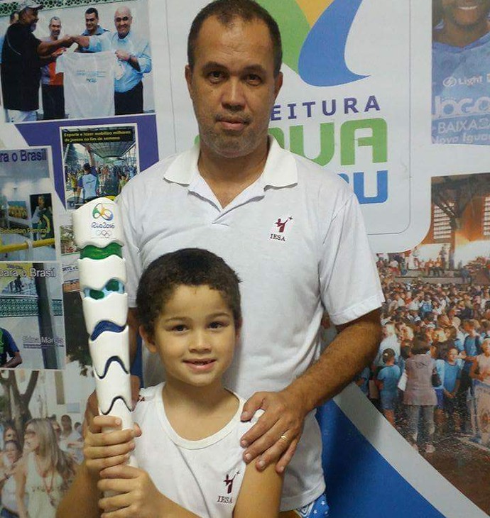 Pai e fã juntos na torcida por Lipe (Crédito: Whatsapp)