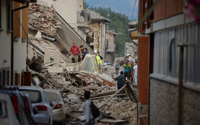 Itália registra mais de 100 tremores secundários após terremoto (Crédito: Estadão)