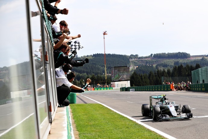 Nico Rosberg vence GP da Bélgica de Fórmula 1 em 2016 (Crédito: Getty)