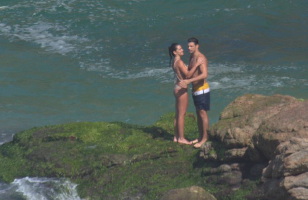 Cauã Reymond e Mariana Goldfarb (Crédito: Agnews)