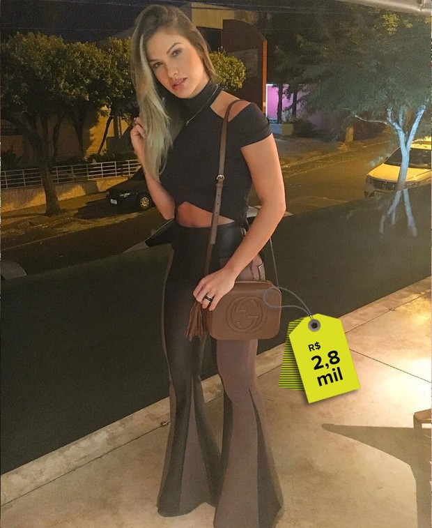 Mulher de Gustavo Lima tem coleção de bolsas avaliada em R$ 100 mil (Crédito: Reprodução)