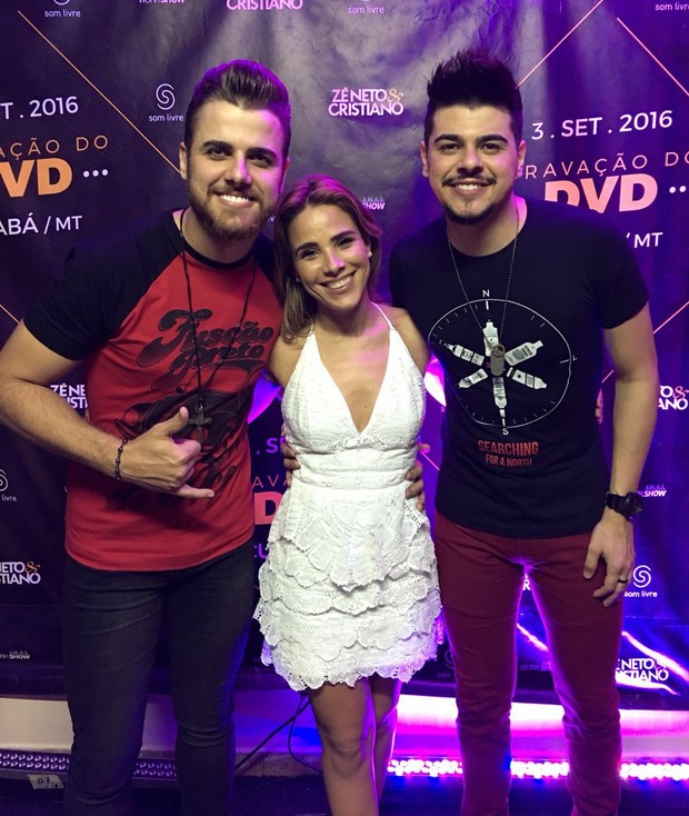 Wanessa Camargo com a dupla sertaneja Zé Neto e Cristiano (Crédito: Brazil News)