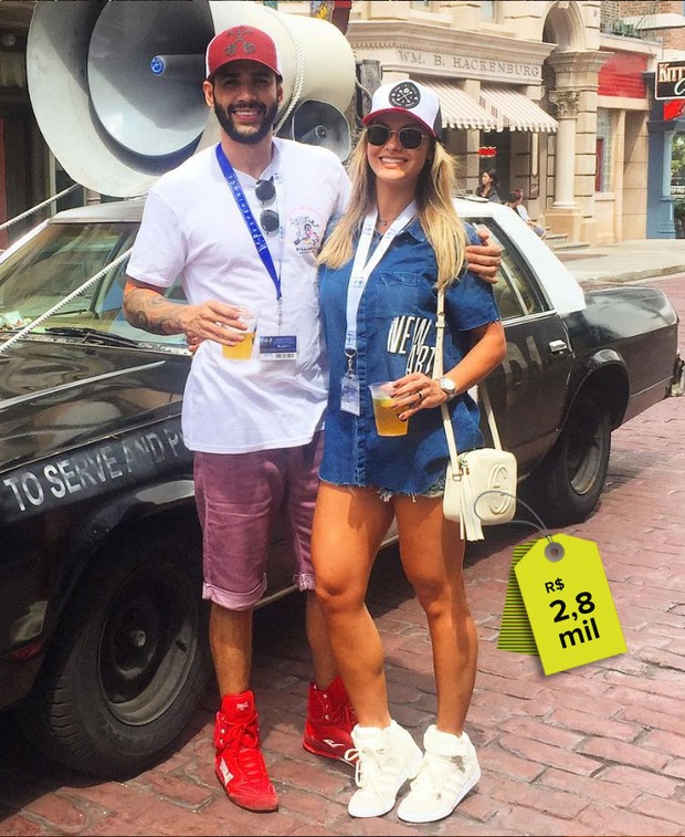 Mulher de Gustavo Lima tem coleção de bolsas avaliada em R$ 100 mil (Crédito: Reprodução)