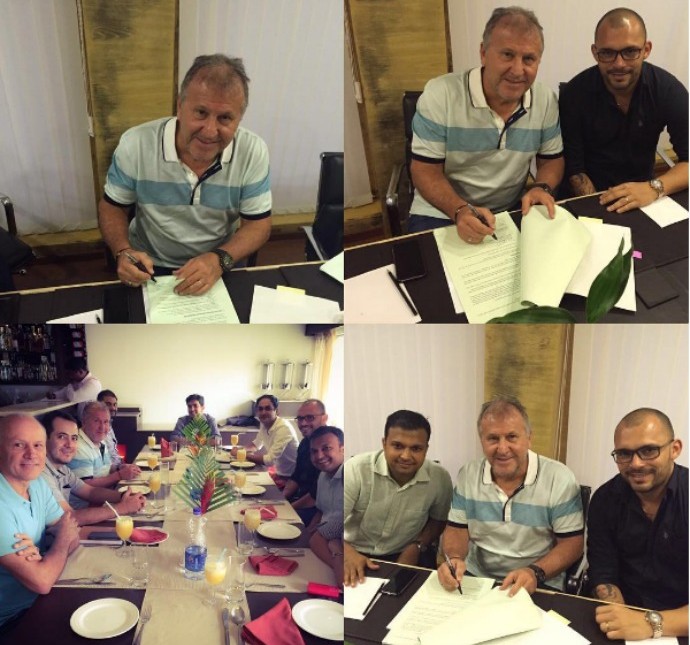 Zico assina contrato com o FC Goa para a disputa da Superliga da Índia (Crédito: Reprodução)