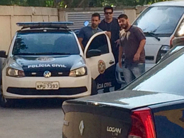 O atleta foi foi transferido para o persídio de Bangu, na Zona Oeste do Rio