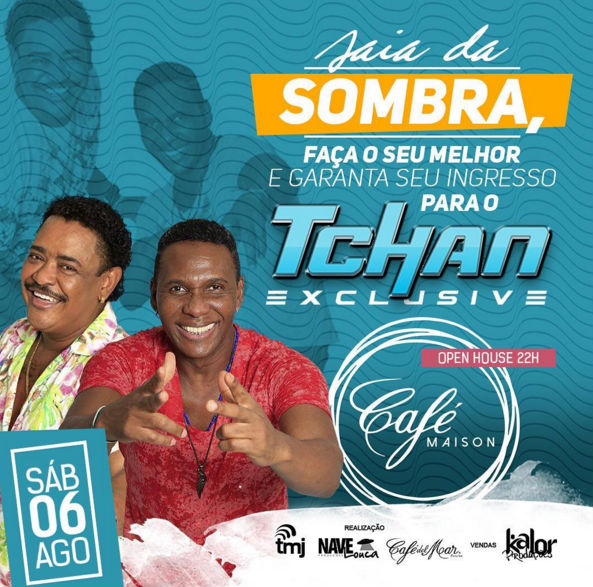 Amanhã é dia de É o Tchan Exclusive no Café Maison Teresina (Crédito: Reprodução)