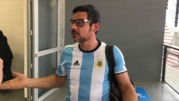 Matías Oliveira, torcedor que trocou socos com brasileiro em jogo de Del Potro (Crédito: Reprodução)