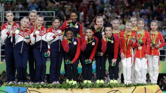 Estados Unidos, Rússia e China fizeram o pódio da final (Crédito: AP)