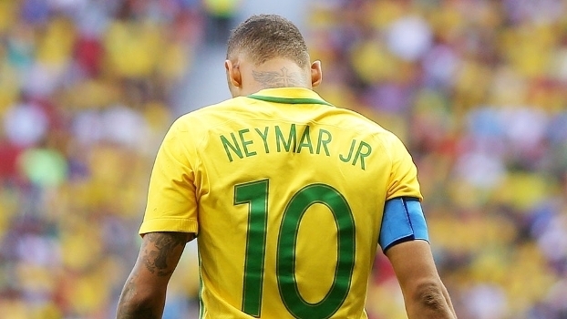 Neymar durante jogo do Brasil na Olimpíada (Crédito: Getty)