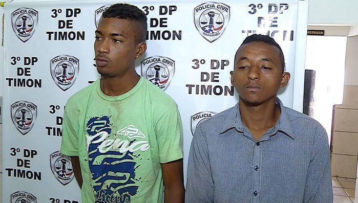 Enteado e padrasto presos por roubo em Timon (Crédito: Reprodução)