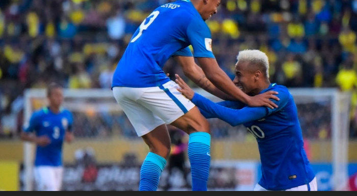 Brasil vence Equador por 3 a 0 (Crédito: MOWA Press)