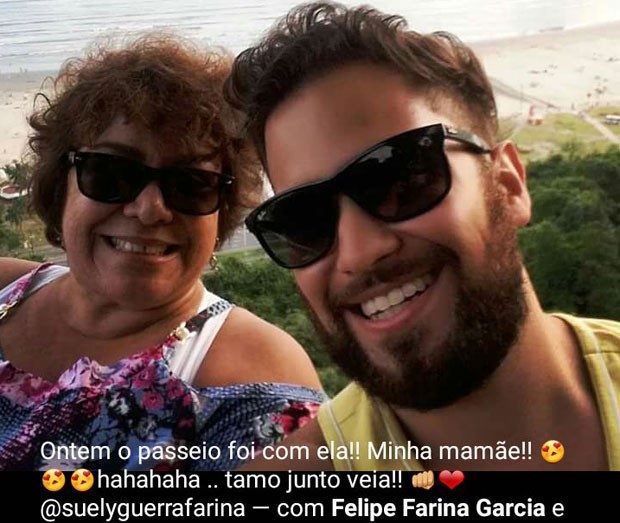 Suely e Felipe (Crédito: Reprodução)
