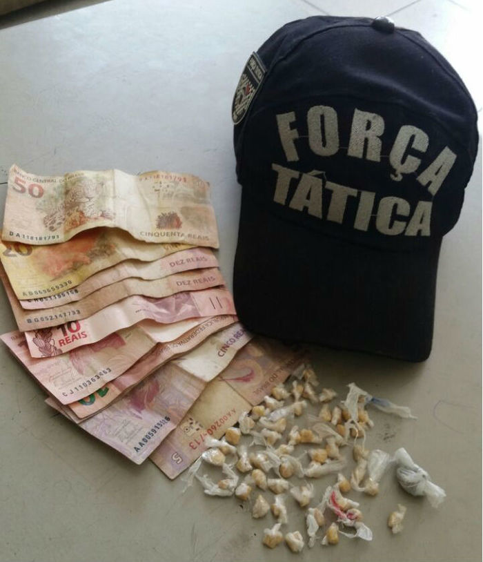 Droga apreendida com Rosimar