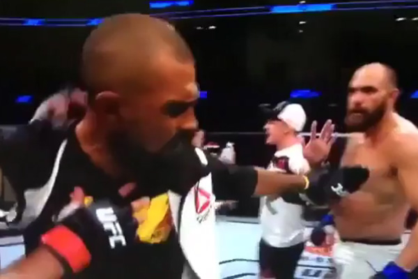 Werdum e Travis Browne no UFC (Crédito: Reprodução)
