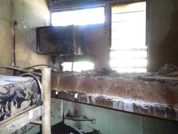 Pane em ar-condicionado provocou princípio de incêndio