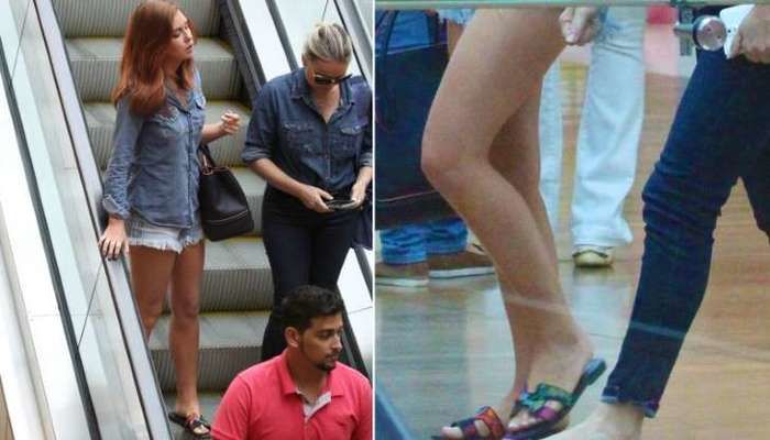 Marina Ruy Barbosa circula em shopping com sua mãe (Crédito: Agnews)