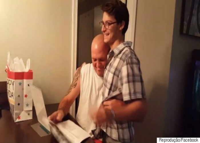 Garoto emociona padrasto ao pedir adoção