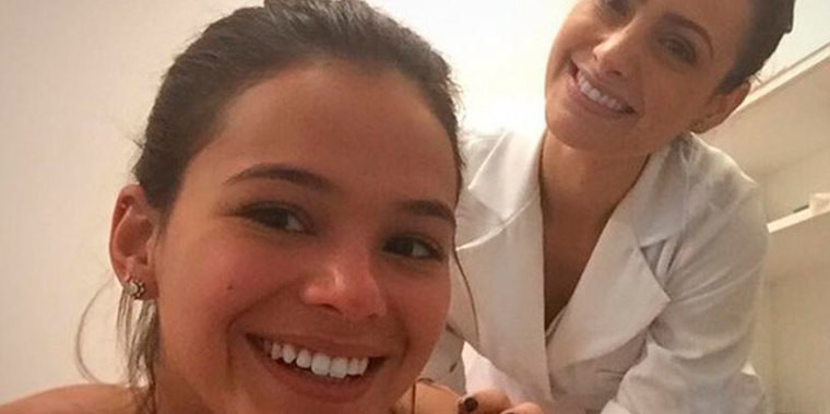 Bruna Marquezine perde 1 kg em única massagem que custa R$ 450