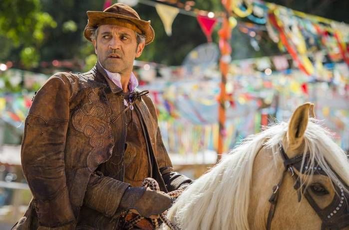 Domingos Montagner em cena na novela "Velho Chico"