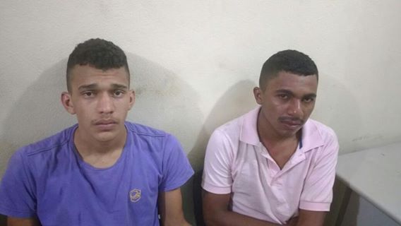 Os dois acusados de vários arrastões (Crédito: Divulgação)
