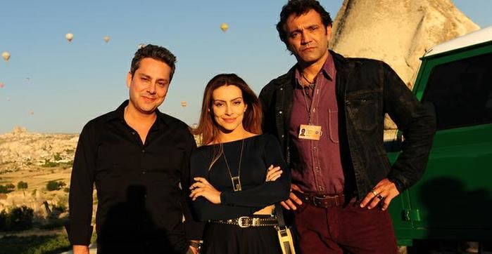 Alexandre Nero, Cleo Pires e Domingos Montagner (Crédito: Reprodução)