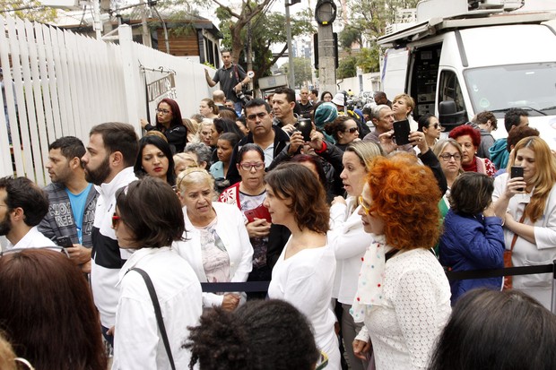 Amigos e familiares se despedem de Domingos Montagner