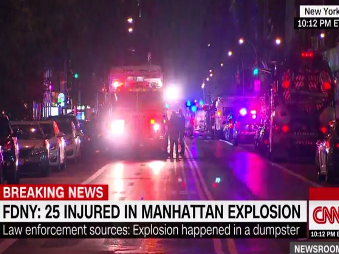 Explosão na cidade de Nova York (Crédito: Reprodução)