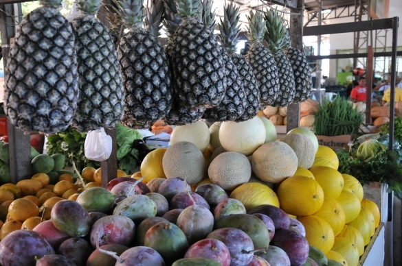 Venda de frutas no local cresceu cerca de 20% (Crédito: Francisco Leal)