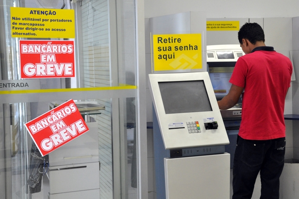 Greve dos bancários entra na terceira semana (Crédito: Reprodução)