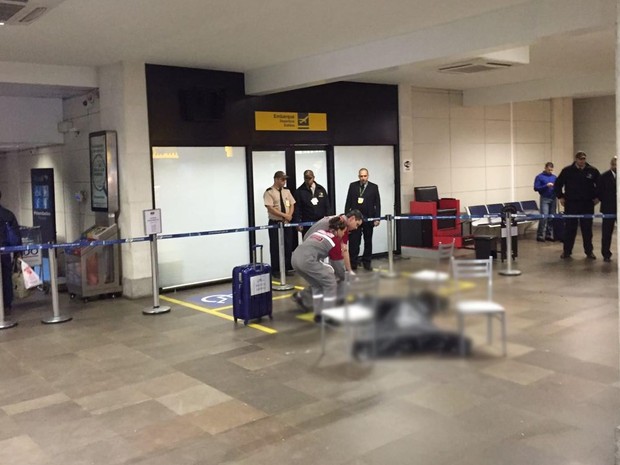 Jovem foi morto em aeroporto (Crédito: G1)