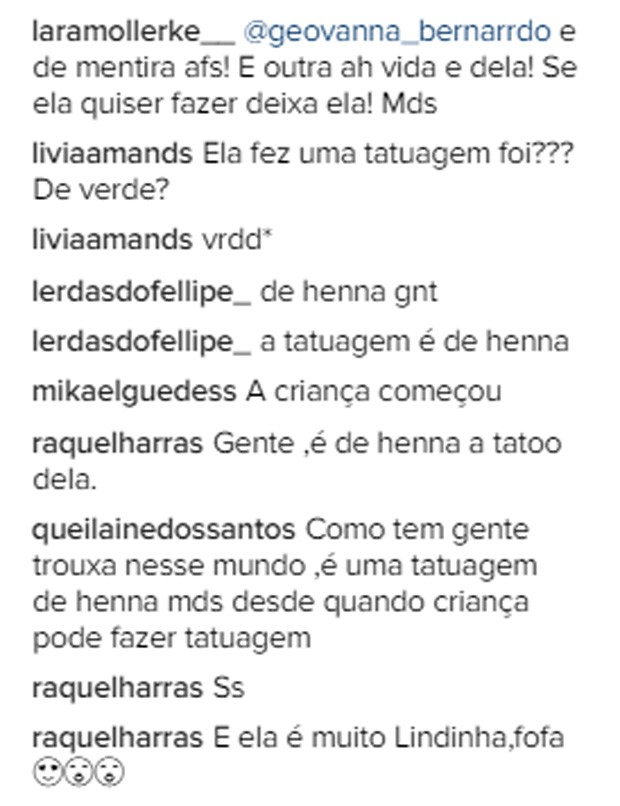 Mel Maia explica tatuagens após polêmica na web (Crédito: Reprodução)