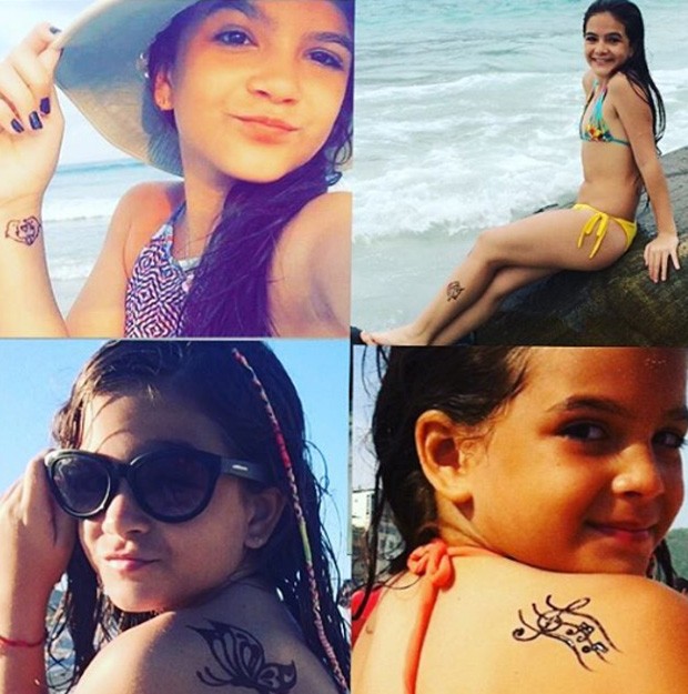 Mel Maia explica tatuagens após polêmica na web (Crédito: Reprodução)