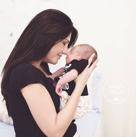 Antonia Fontenelle com Salvatore (Crédito: Reprodução)