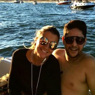 Jorge com sua esposa Ina Freitas
