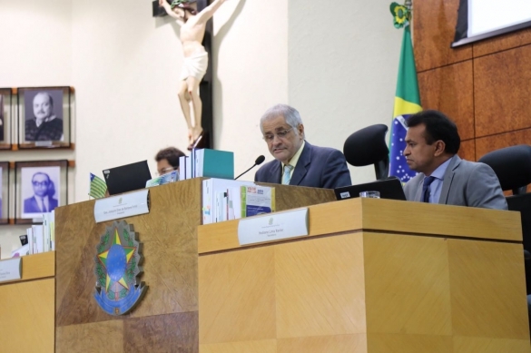 Segurança nas eleições municipais foi debatida em reunião no TRE-PI (Crédito: Tavynho Neto)