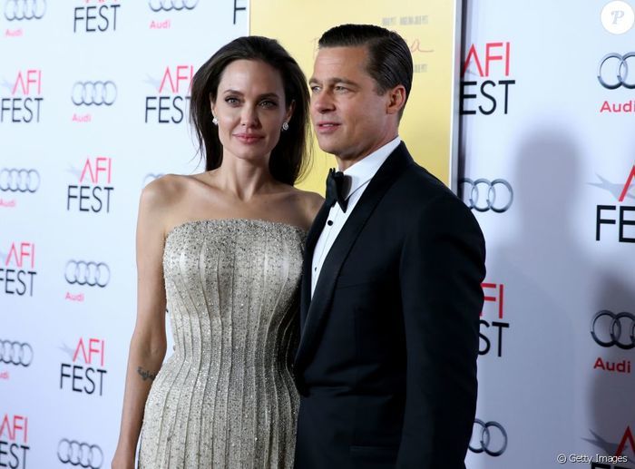 Brad Pitt e Angelina Jolie (Crédito: AFP)