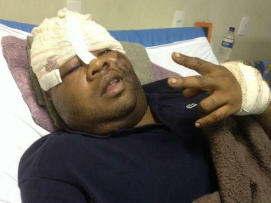 Foto de Fat Family tirada dias antes dele ser resgatado do hospital (Crédito: Reprodução)