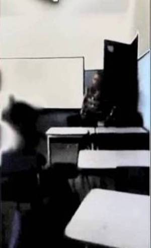 Professora suspeita de chamar aluno de macaco presta depoimento (Crédito: Reprodução)