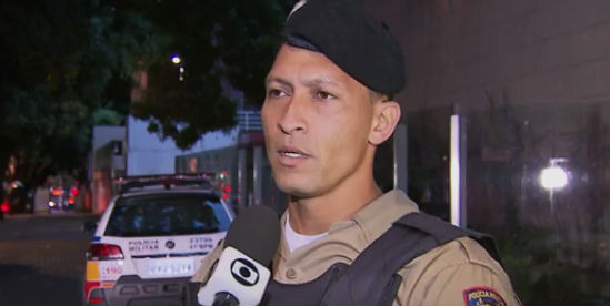 Policial que atendeu o caso (Crédito: Reprodução)