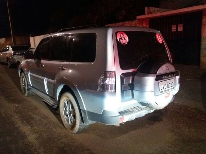 Pajero seguia com quatro passageiros (Crédito: Divulgação)