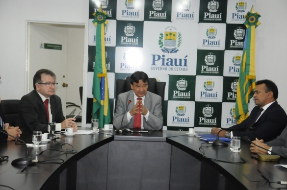 Wellington Dias reuniu gestores estaduais, no Palácio de Karnak (Crédito: o:Marcelo Cardoso)