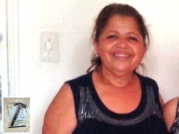 Mulher foi atacada com golpes de martelo (Crédito: Reprodução)