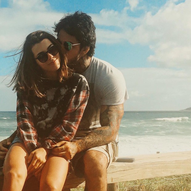Petra Mattar ao lado do novo namorado (Crédito: Instagram)