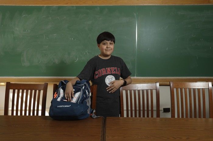 Aluno de 12 anos bate recorde como o mais jovem em universidade (Crédito: Reprodução)
