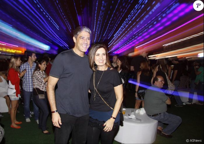 Fátima e William Bonner