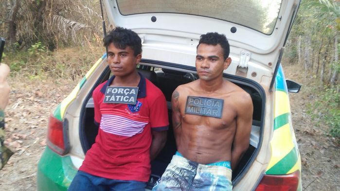 Os dois acusados (Crédito: Rede Meio Norte)