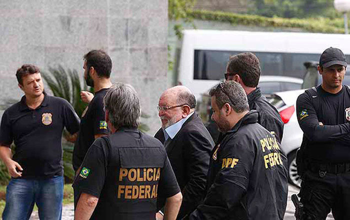 Prisão de Léo Pinheiro (Crédito: Folhapress)