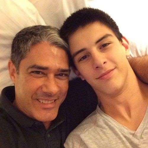Vinícius e William Bonner (Crédito: Arquivo Pessoal)