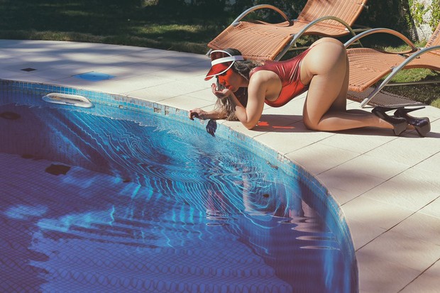 Mulher Melão faz ensaio sensual (Crédito: Divulgação)